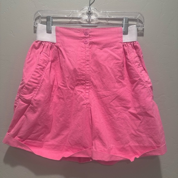 Jaclyn Smith Vintage Pink High Waisted Shorts Size 10 (Approx 26” Waist) - Picture 1 of 6